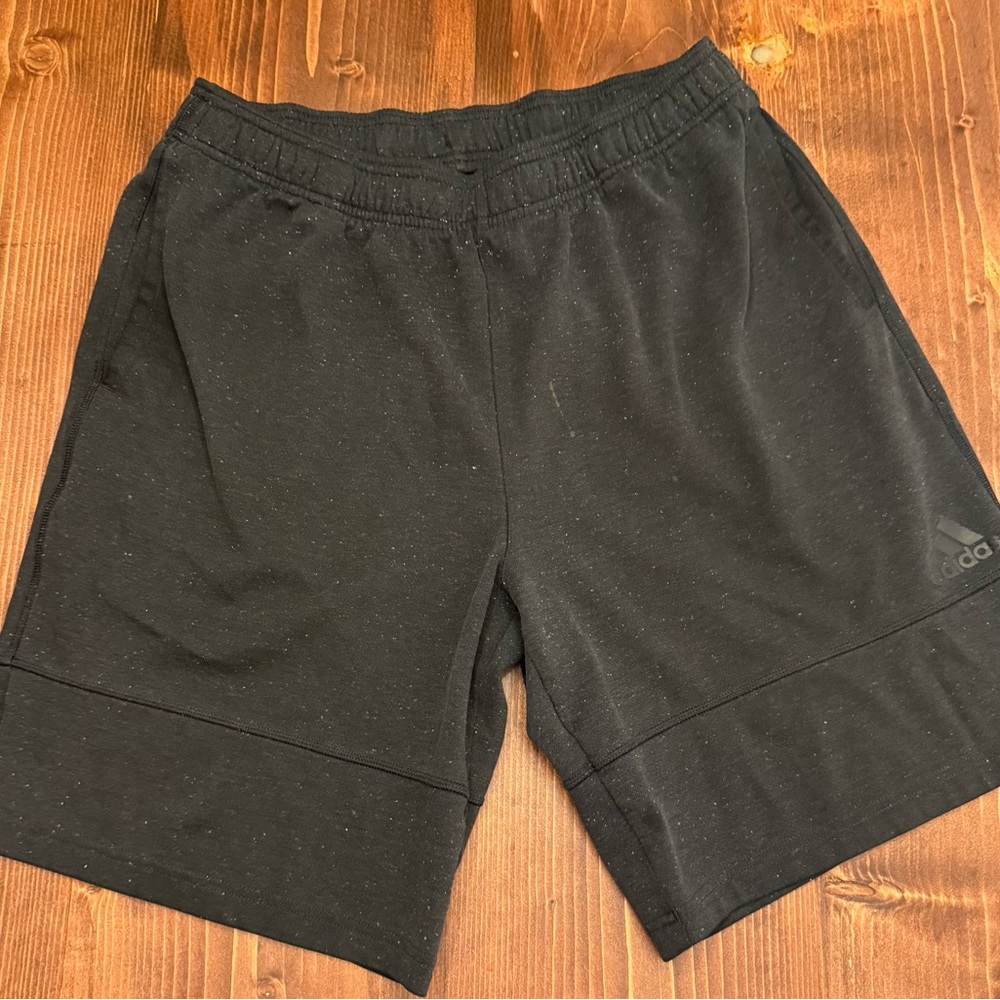 Adidas Charcoal Speckled Men's Athletic Shorts